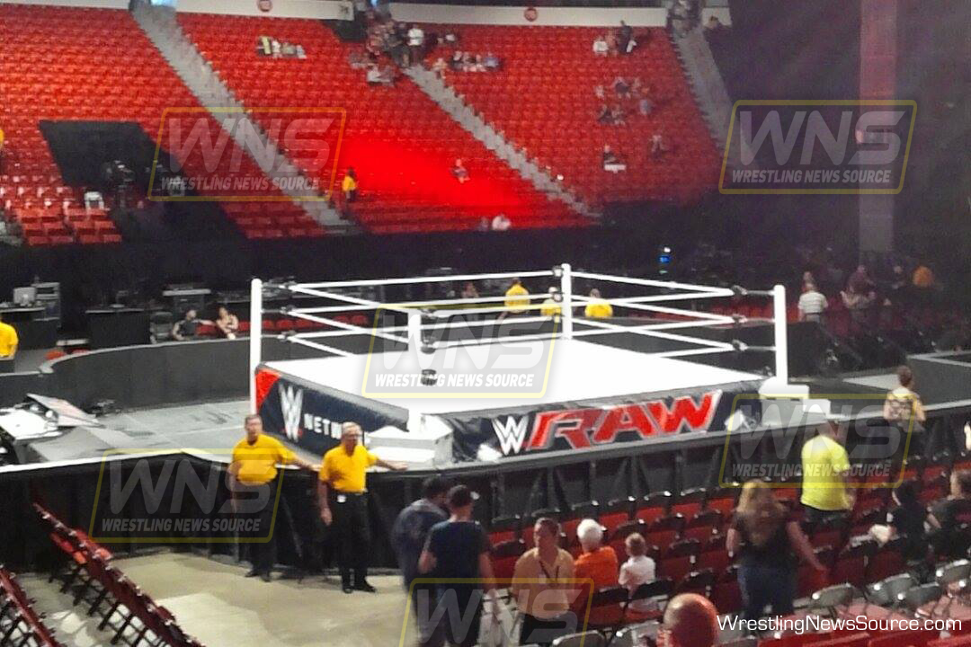 PHOTO: New WWE Entrance Ramp Logo Revealed | WrestlingNewsSource.Com